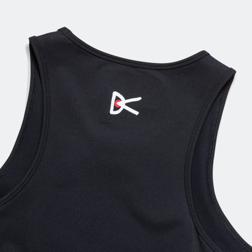 district vision running womens training singlet black 6