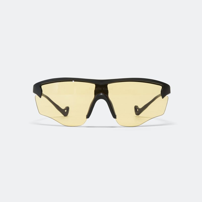 district vision sunglasses junya racer black d plus sports yellow 1