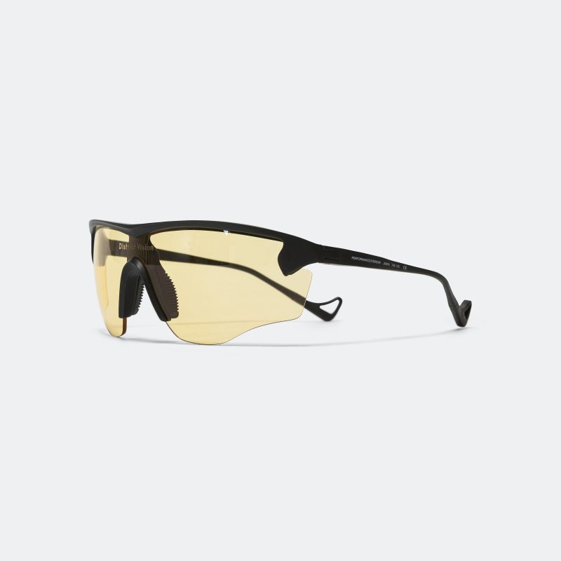 district vision sunglasses junya racer black d plus sports yellow 2