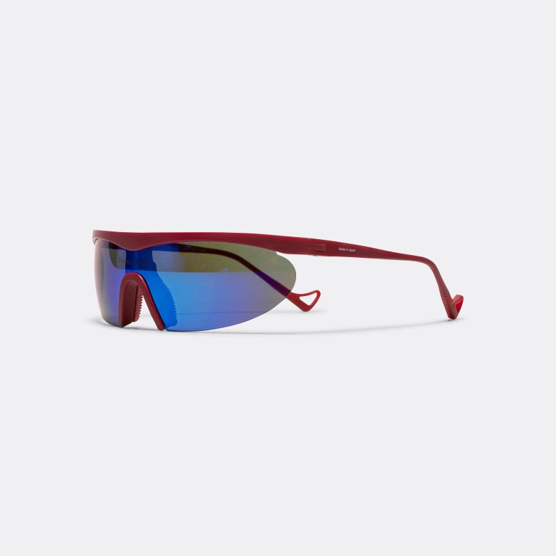 district vision sunglasses koharu metallic red d plus black roseue mirror 2