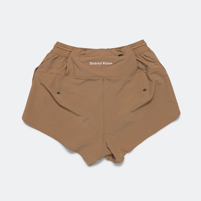 district vision womens split shorts sand 2