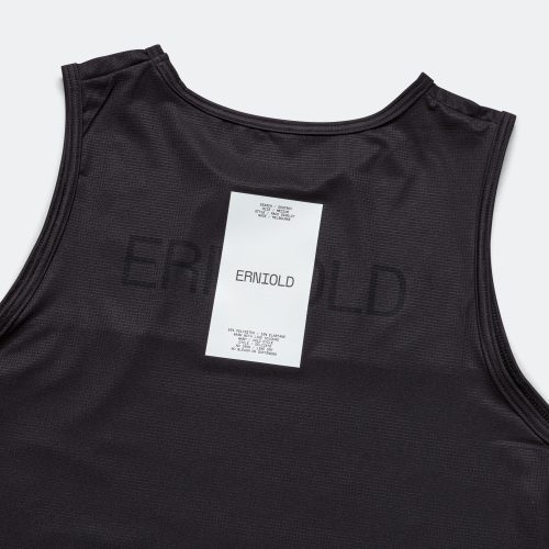 erniold running womens race singlet washed black 5