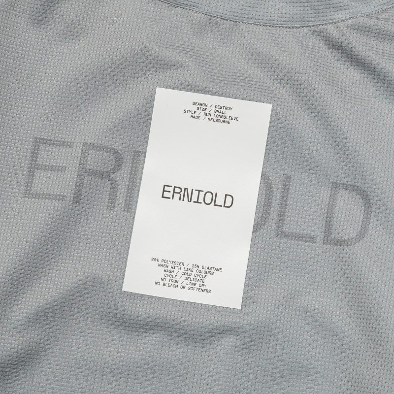 erniold running womens run ls tee fog 7