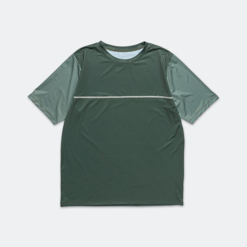 erniold ss24 mens run tee ss dark moss 1