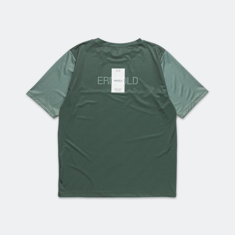 erniold ss24 mens run tee ss dark moss 2