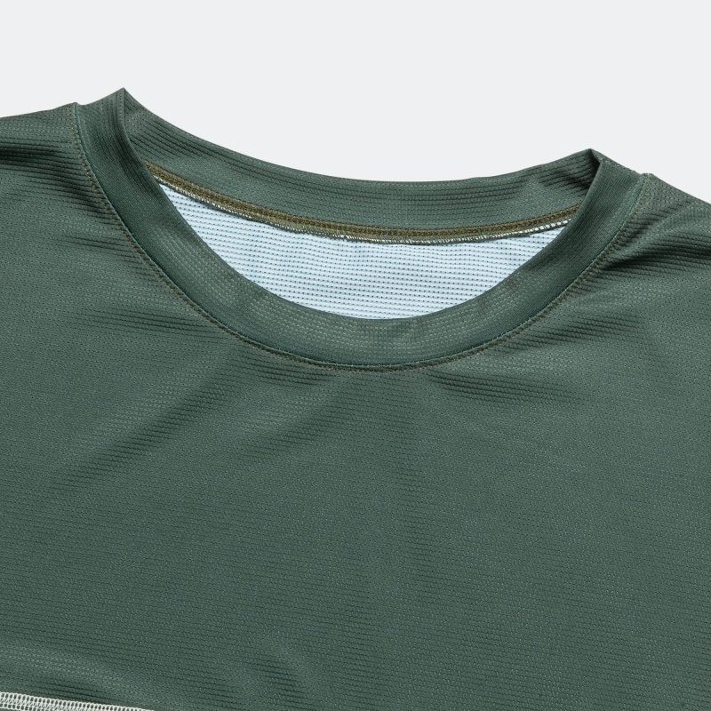 erniold ss24 mens run tee ss dark moss 3