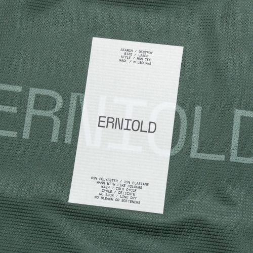 erniold ss24 mens run tee ss dark moss 7