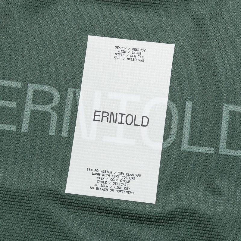 erniold ss24 mens run tee ss dark moss 7