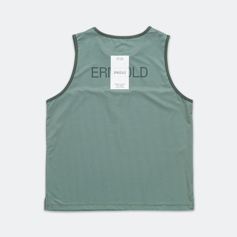 erniold ss24 womens race singlet dark moss 2