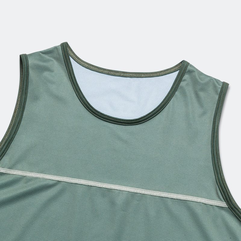 erniold ss24 womens race singlet dark moss 3