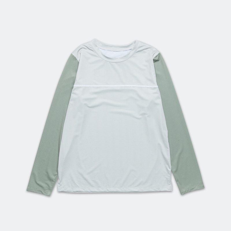 erniold ss24 womens run tee ls light moss 1