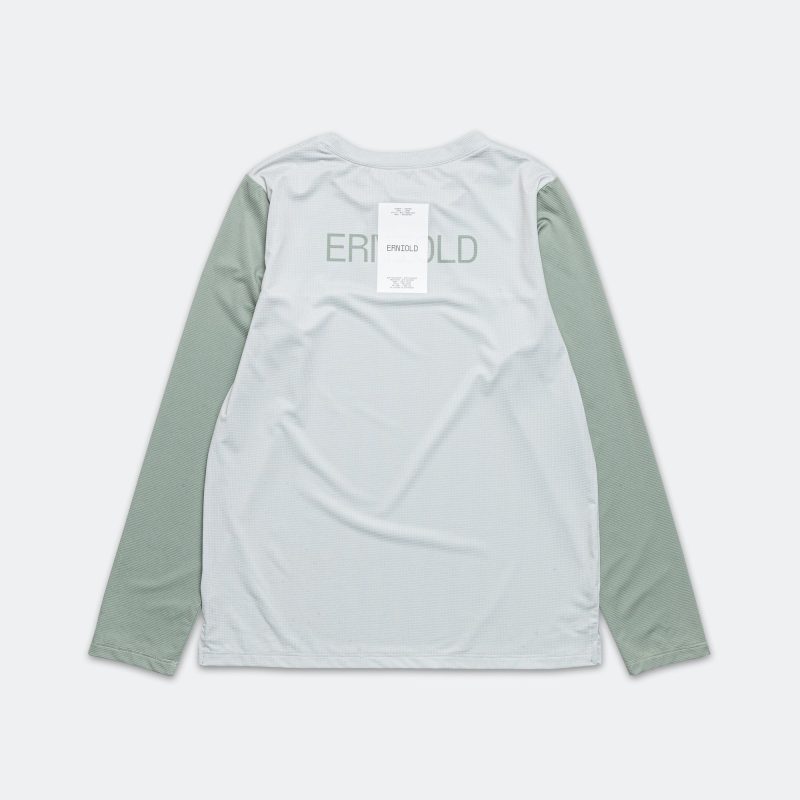 erniold ss24 womens run tee ls light moss 2