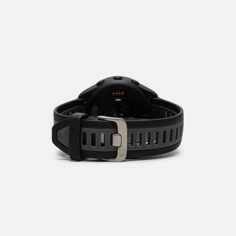 garmin running watches forerunner 165 music black slate grey 2