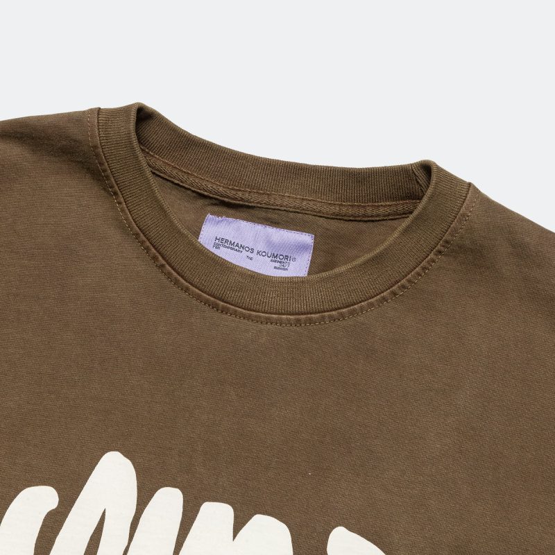 hermanos koumori nomad longsleeve t shirt brown 2