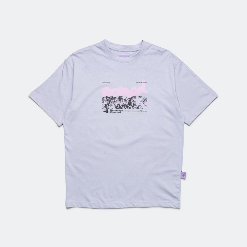 hermanos koumori nomad runners t shirt lilac 1