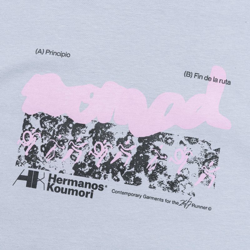 hermanos koumori nomad runners t shirt lilac 3