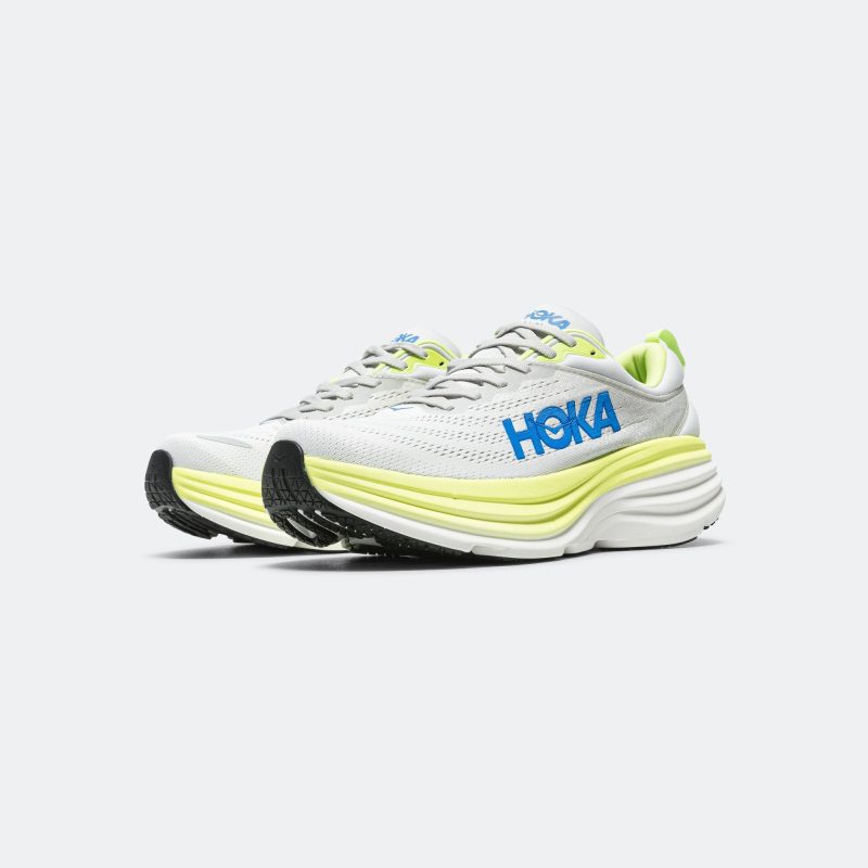 hoka running bondi 8 stardust lettucs 2