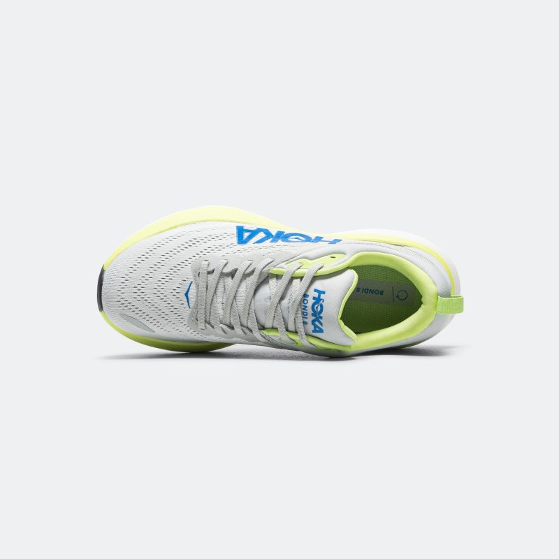 hoka running bondi 8 stardust lettucs 4