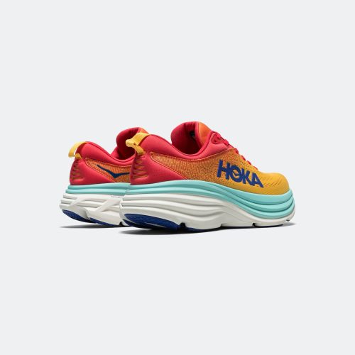 hoka running mens and womens bondi 8 cerise cloudless 3