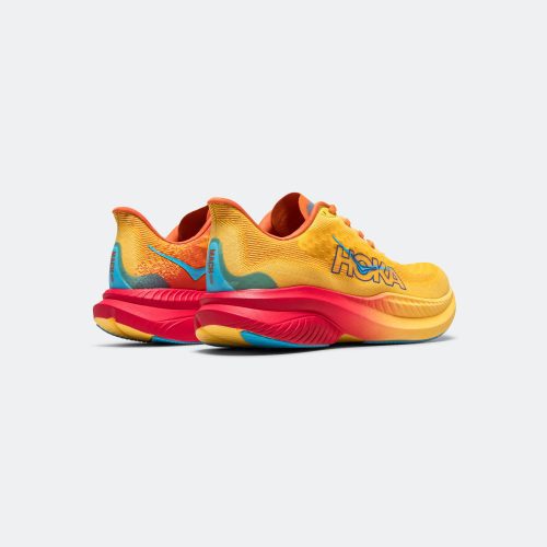 hoka running mens and womens mach 6 poppy squash 3