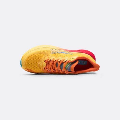 hoka running mens and womens mach 6 poppy squash 4