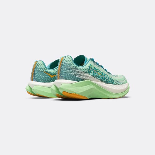 hoka running mens mach x ocean mist lime glow 3