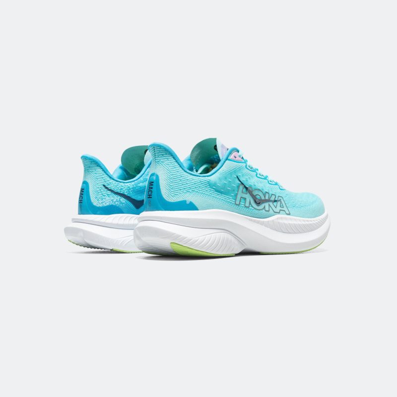 hoka running womens mach 6 cloudless waterpark 3