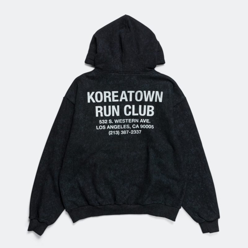 krc koreatown run club krc classic hoodie black 2