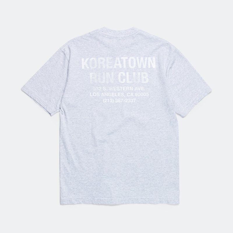 krc koreatown run club krc classic tee ash grey 2