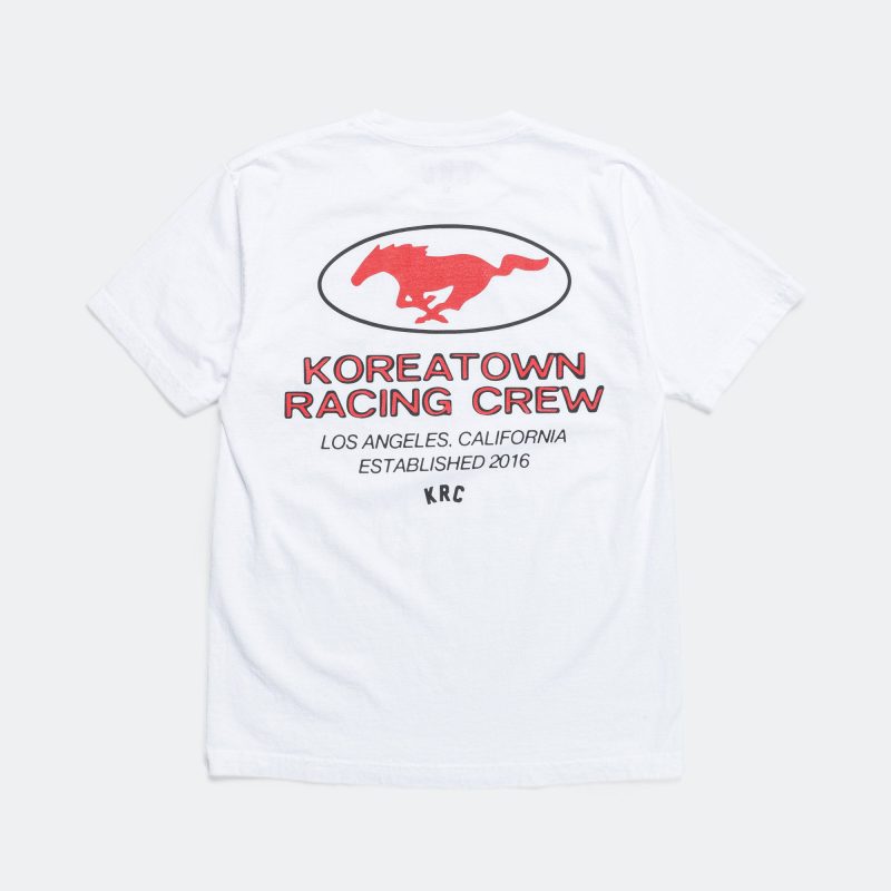 krc koreatown run club race crew tee off white 2