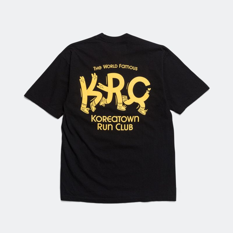 krc koreatown run club race trio tee black 2