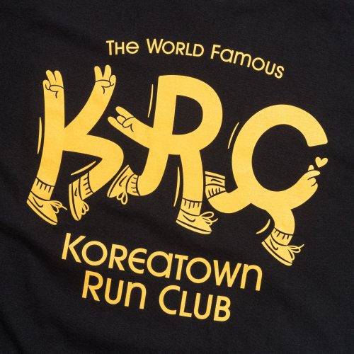 krc koreatown run club race trio tee black 6