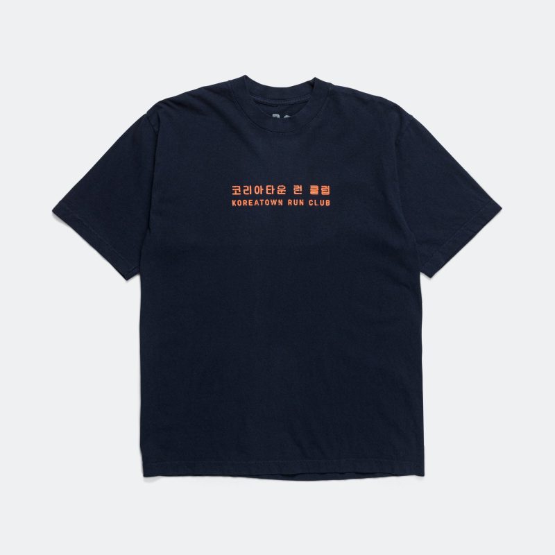 krc koreatown run club translate tee navy 1