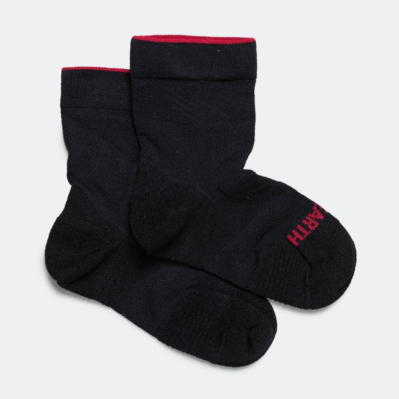 near earth socks crew black 2