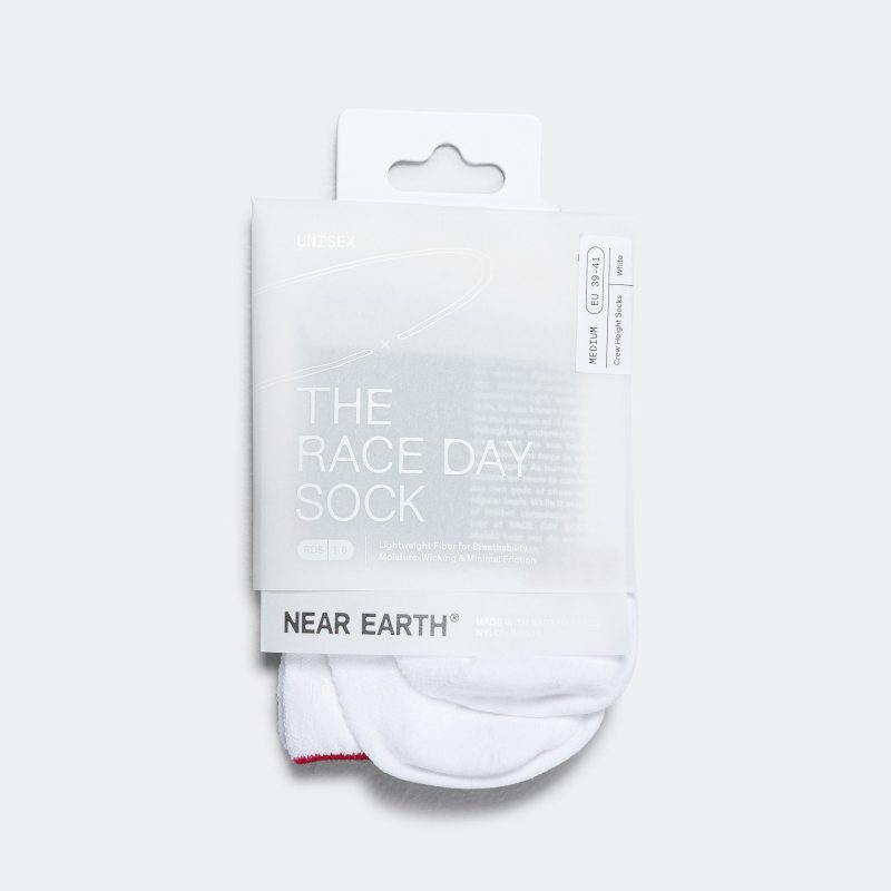 near earth socks crew white 1