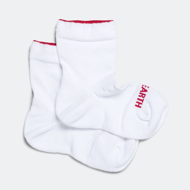 near earth socks crew white 2