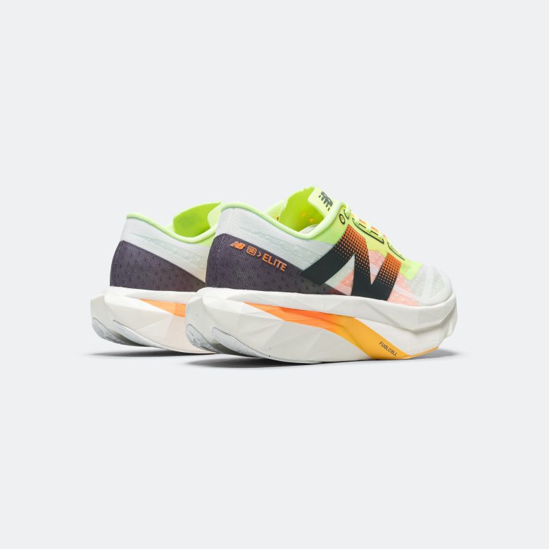 new balance running mens and womens fuelcell supercomp elite v4 white bleached lime glow hot mango 3