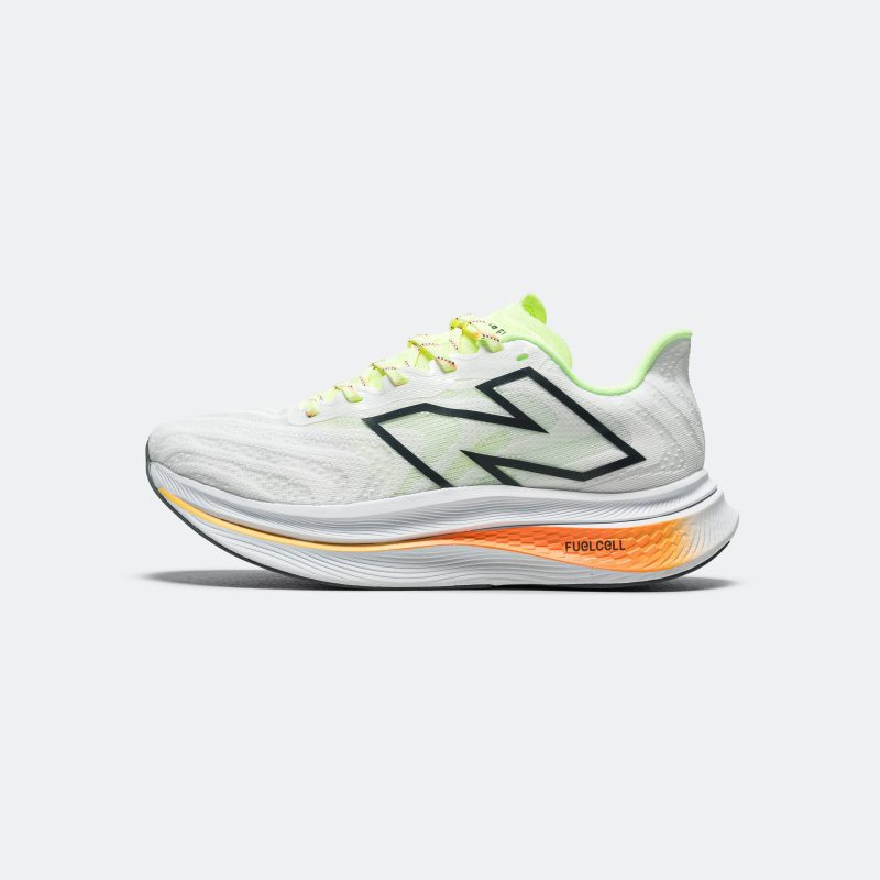 new balance running mens supercomp trainer v2 white lime glow hot mango 1