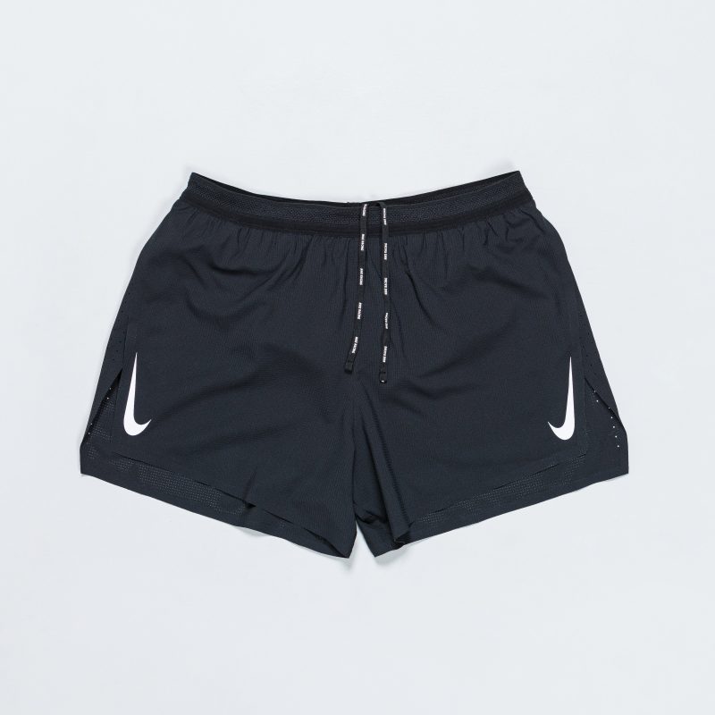 nike aeroswift 4in short black white 1