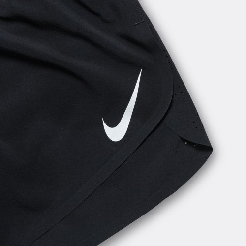 nike running aeroswift shorts black white 4