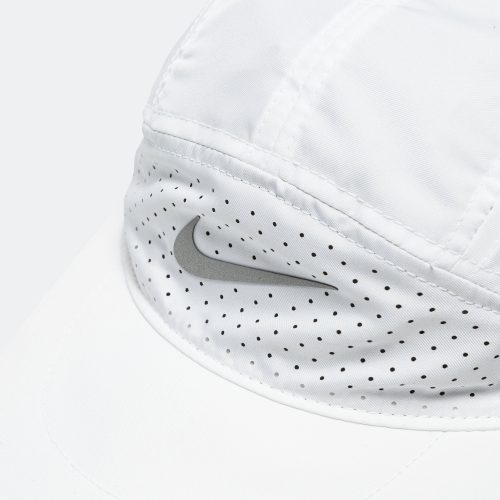 nike running dri fit adv fly cap white anthracite reflective silver 3