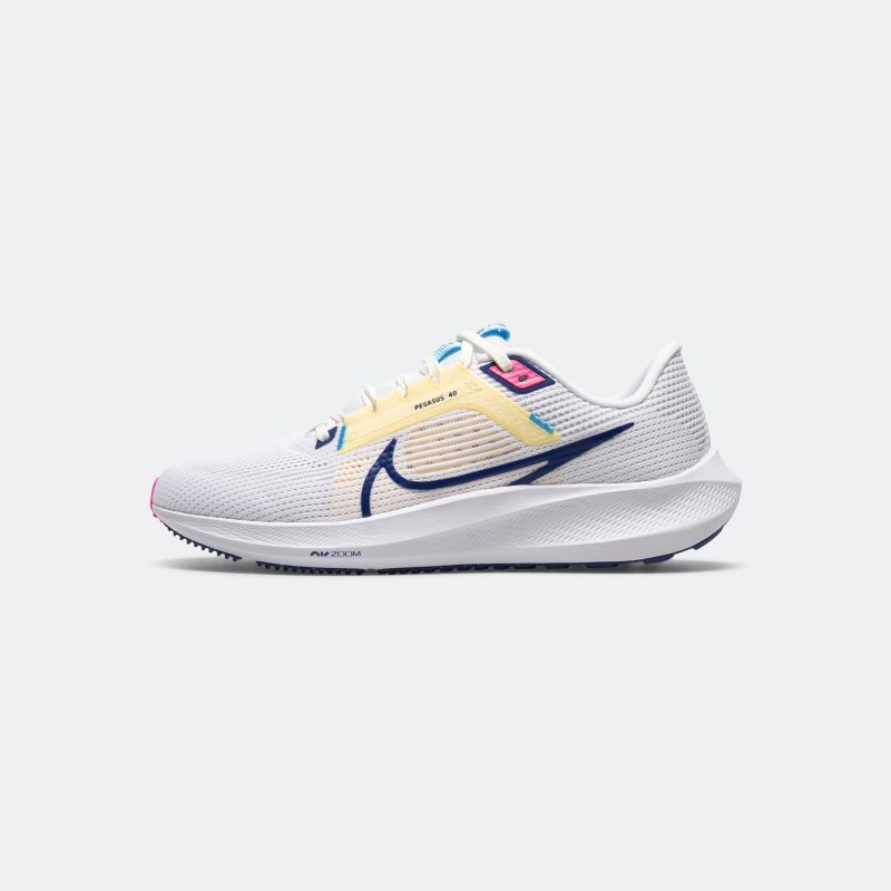 nike running mens air zoom pegasus 40 white deep royal photon dust 1