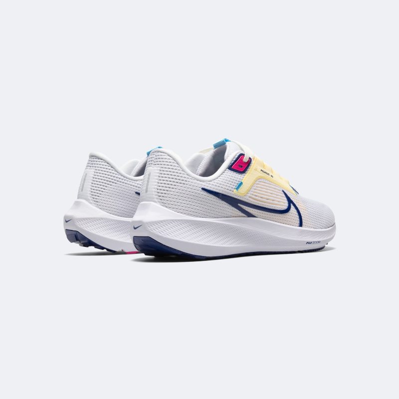 nike running mens air zoom pegasus 40 white deep royal photon dust 3