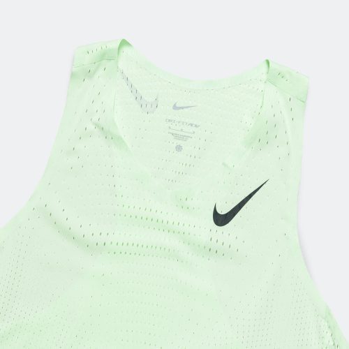 nike running mens dri fit adv aeroswift singlet vapor green black 3