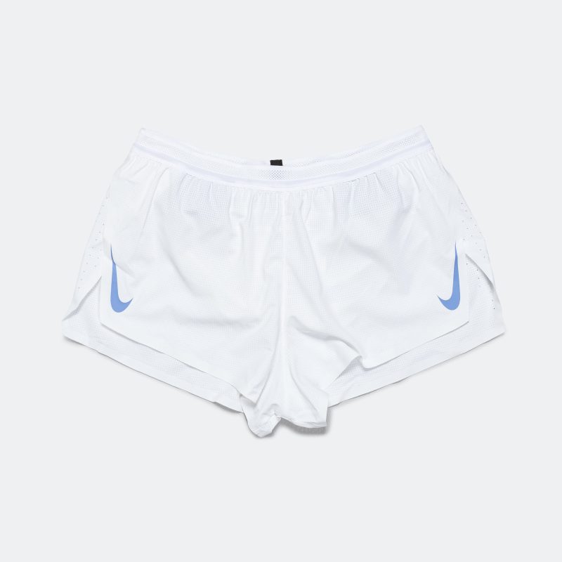 nike running mens dri fit aeroswift 2 inch brief lined racing shorts white polar 1