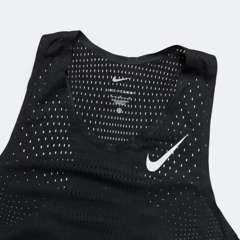 nike running mens dri fit aeroswift singlet black 3