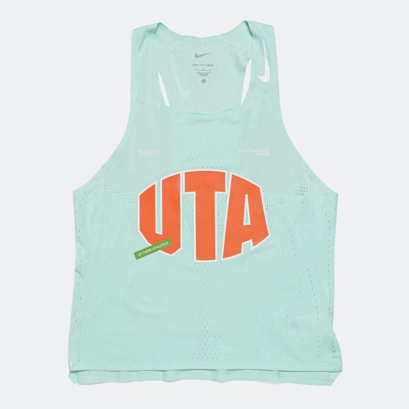 nike running mens dri fit aeroswift singlet uta up there athletics melbourne marathon 1