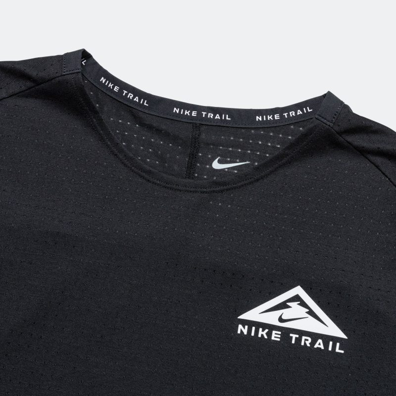 nike running mens dri fit solar chase ss top black 2