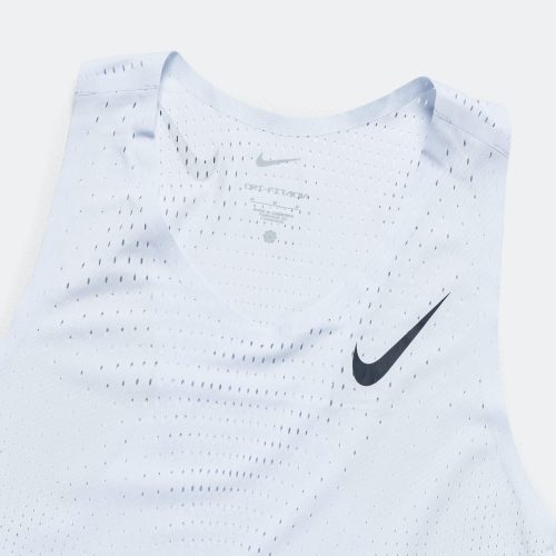 nike running mens drifit adv aeroswift singlet football grey dark obsidian 3