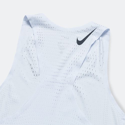 nike running mens drifit adv aeroswift singlet football grey dark obsidian 5